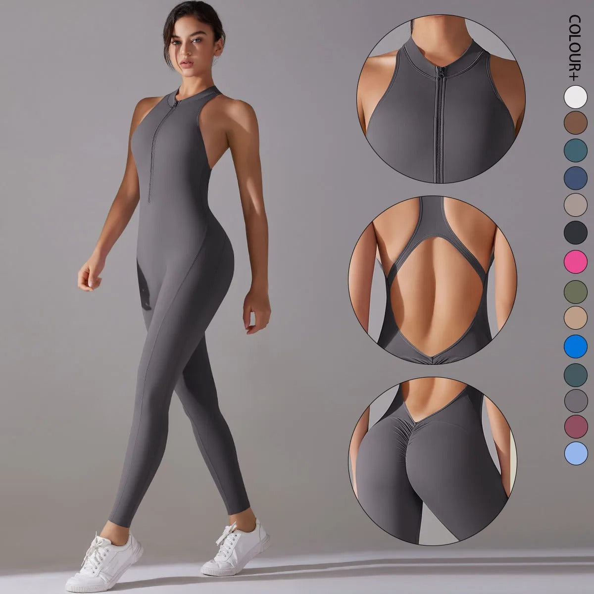 Seamless Workout Bodysuit - Comfortable